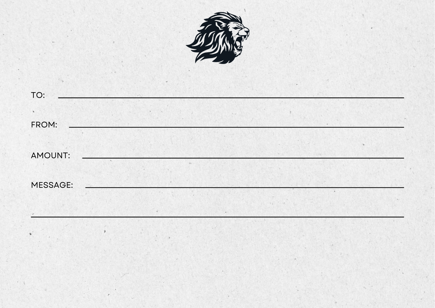 Mayhem Fitness gift card